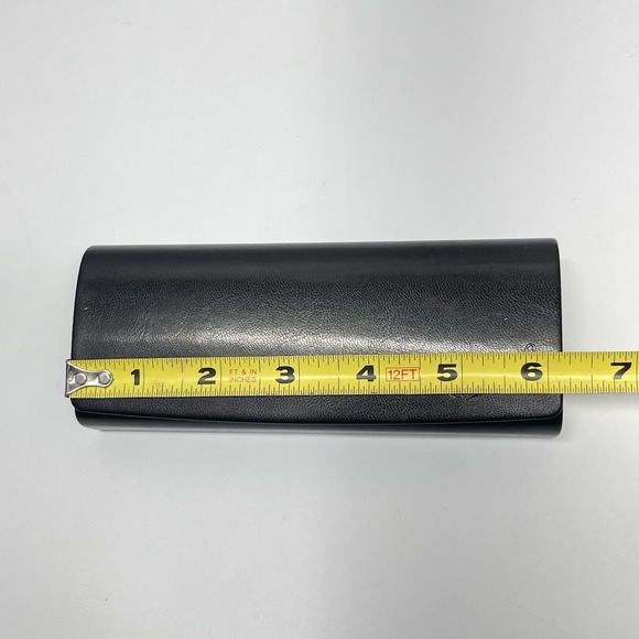 Persol Eyeglasses Sunglasses Faux Leather Black Protective Hard‎ Case Box main image 5
